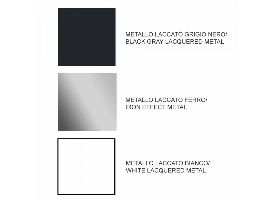 Ausziehbarer Esstisch Bis zu 294 cm in Gres und Metall Made in Italy - Nuzzio Viadurini