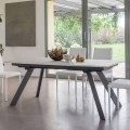 Ausziehbarer Tisch bis zu 2,8 Meter mit Keramikplatte Made in Italy - Paoluccio