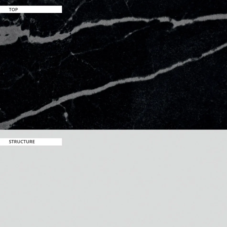 Tischplatte für den Garten-Esstisch aus Feinsteinzeug Made in Italy - Tarik Viadurini
