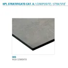 Feststehender Esstisch aus Metall und geschichtetem HPL Made in Italy - Bastiano Viadurini