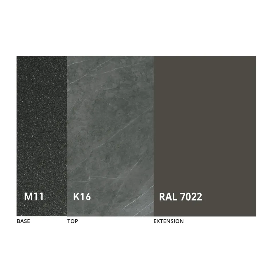 Runder Esstisch mit ausziehbarer Platte bis 180 cm Made in Italy - Muschio Viadurini