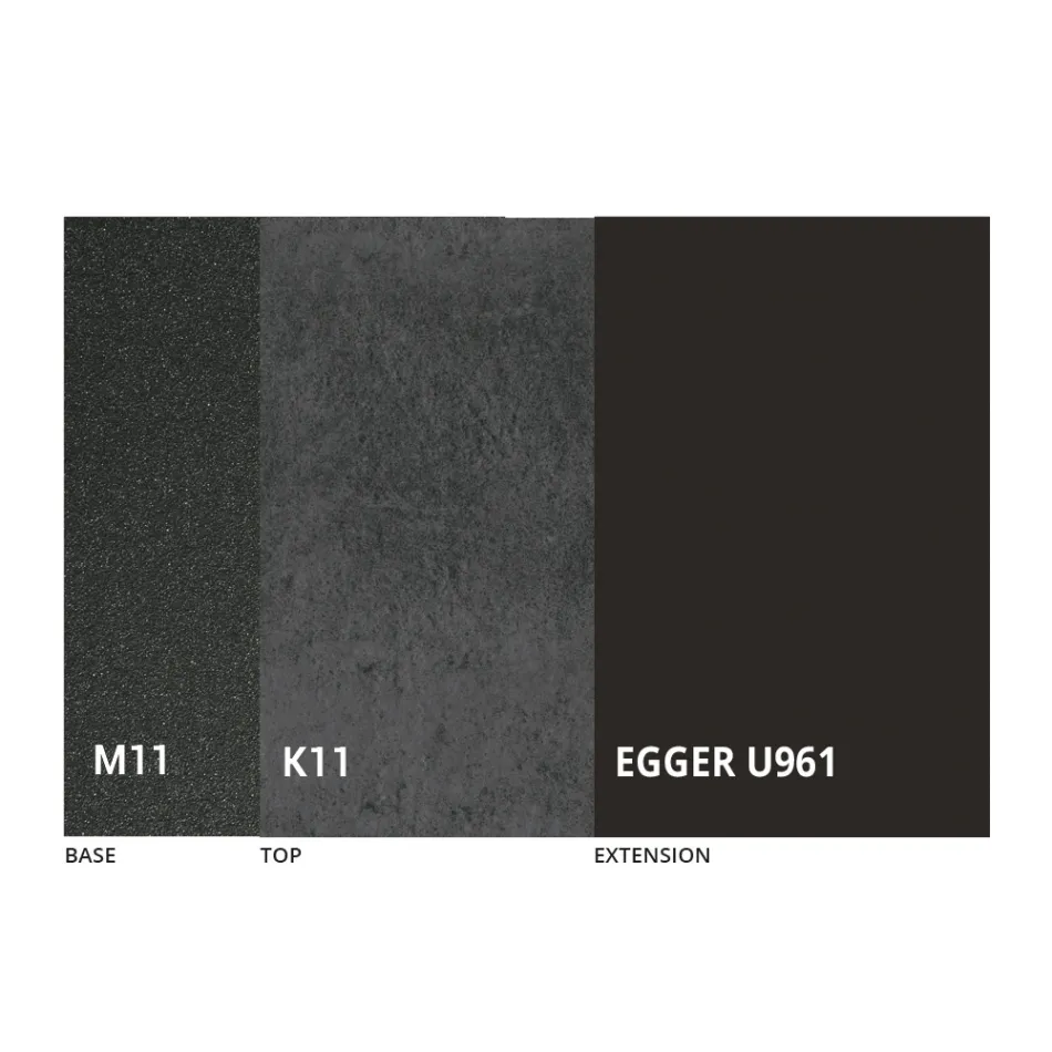 Runder Esstisch ausziehbar auf 270 cm aus Keramik Made in Italy - Muschio Viadurini