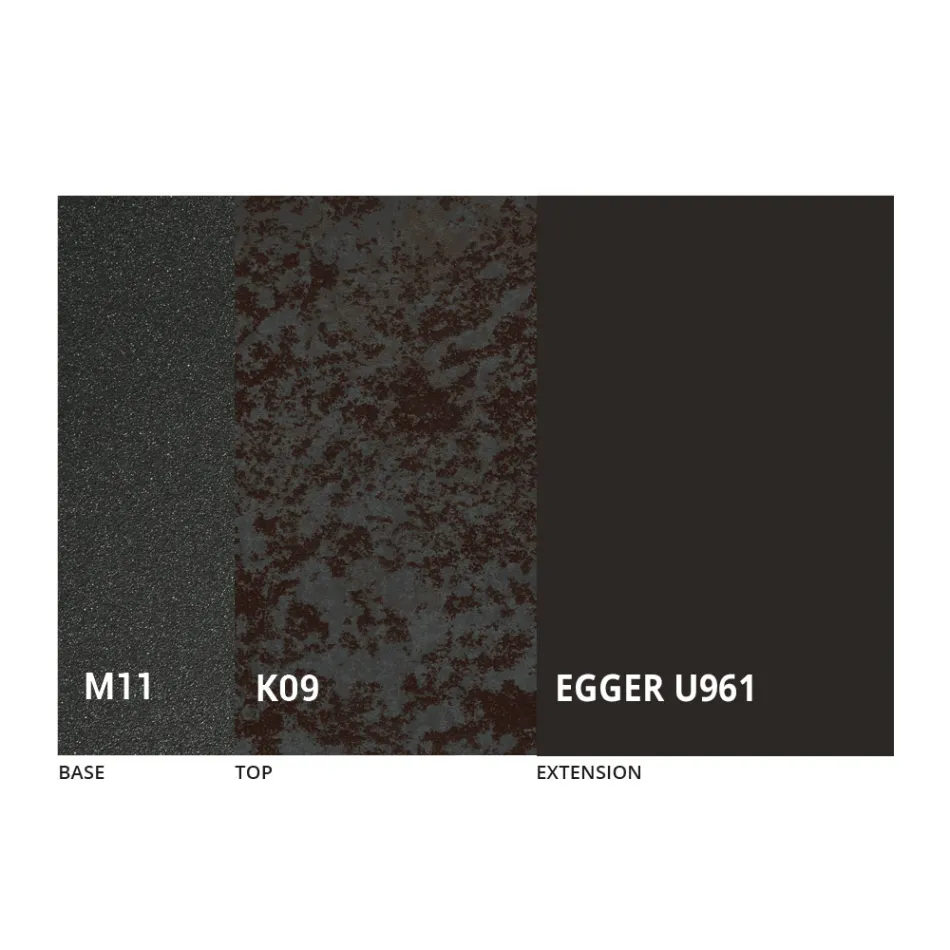 Runder Esstisch ausziehbar auf 270 cm aus Keramik Made in Italy - Muschio Viadurini