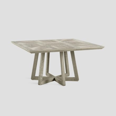 Quadratischer Tisch mit sternförmigem Fuß, hergestellt in Italien – Genf Viadurini
