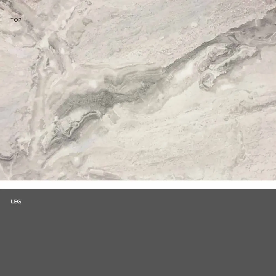 Quadratischer Esstisch, HPL-Platte - 19. Jahrhundert von Slide Viadurini