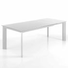 Rechteckiger Tisch bis 220 cm weiß opak Jordy Viadurini