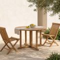 Klappbarer Gartentisch aus Teak - Yggdrasil