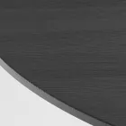 Runder Esstisch aus eschenfurniertem Sperrholz - Libra Viadurini