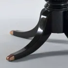 Runder Tisch im klassischen Design aus poliertem Mahagoni, Durchmesser 150cm, Akim Viadurini