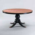 Runder Tisch aus glänzendem Mahagoni, Design, Durchmsser 150cm, Akim