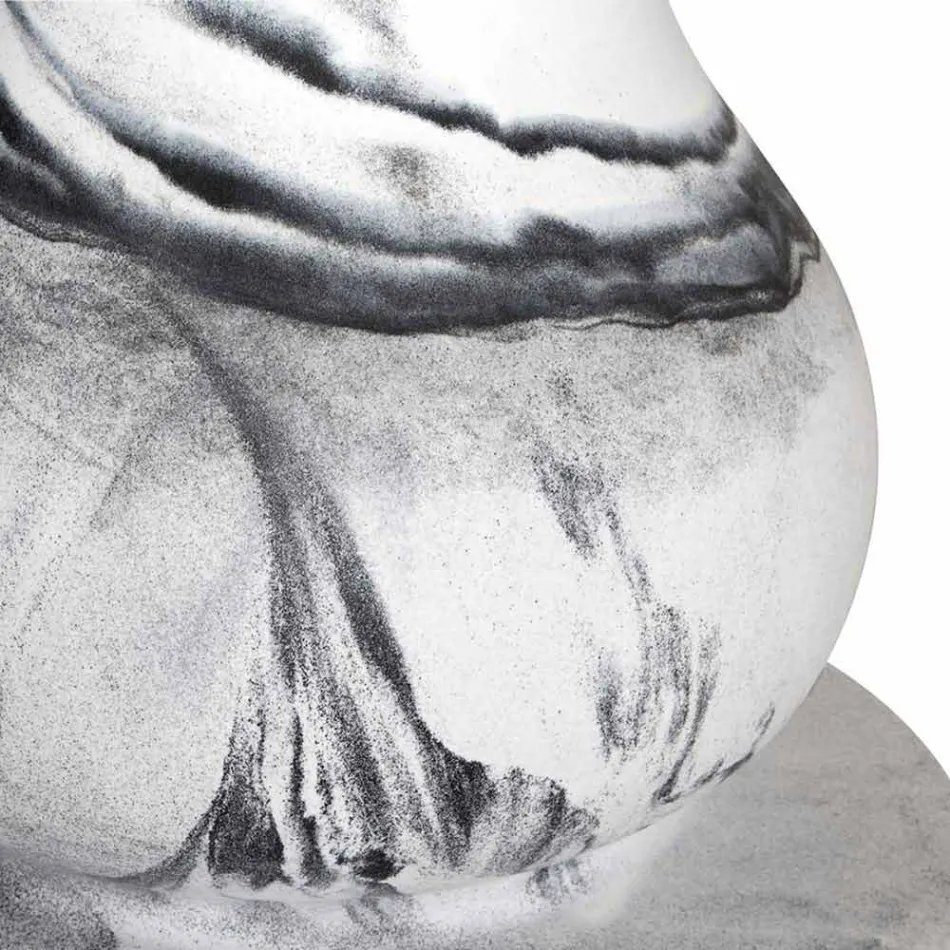 Runder Tisch im klassischen Design mit Platte aus Ø140 und HPL - 19. Jahrhundert von Slide Viadurini