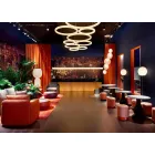 Runder Tisch im klassischen Design mit Platte aus Ø140 und HPL - 19. Jahrhundert von Slide Viadurini