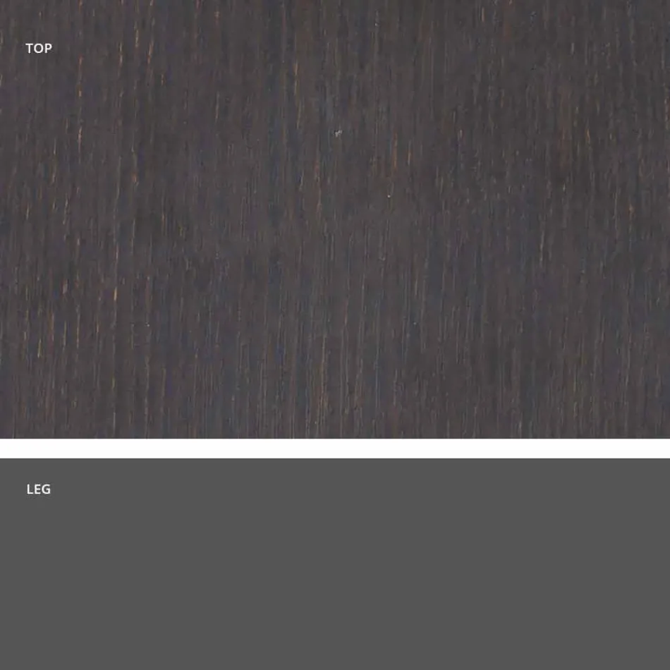 Runder Tisch im klassischen Design mit Platte aus Ø140 und HPL - 19. Jahrhundert von Slide Viadurini