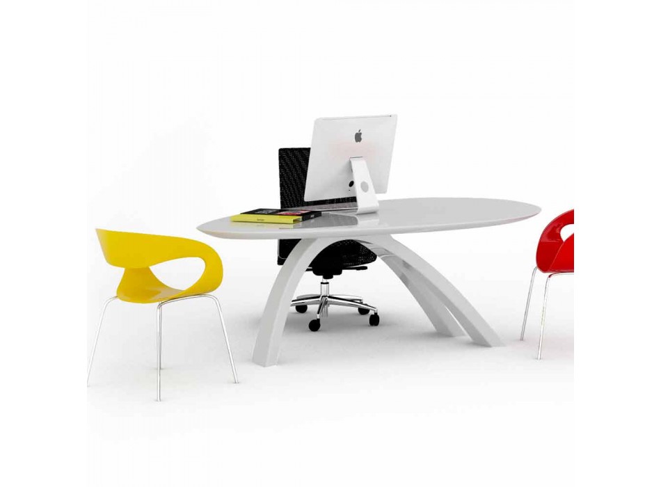 Tisch / Schreibtisch mit Designer-Büro Jatz II made in Italy Viadurini