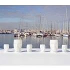 Tisch / Hocker Adan by Vondom Design aus Polyethylen Viadurini