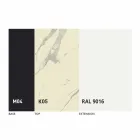 Runder Esstisch ausziehbar bis 165 cm mit Keramikplatte - Pistolero Viadurini