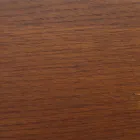 Eero Saarinen Tulip Tisch H 73 Oval in Eiche dunkel nussbaum gebeizt Made in Italy - Scharlachrot Viadurini