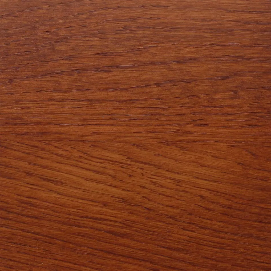 Tulpentisch Eero Saarinen H 73 Rund in Kirsche gebeizt Eiche Made in Italy - Scharlachrot Viadurini