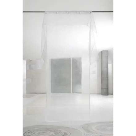 Eleganter, luxuriöser Organza-Vorhang, hochwertiges Design, hergestellt in Italien – Organza Viadurini