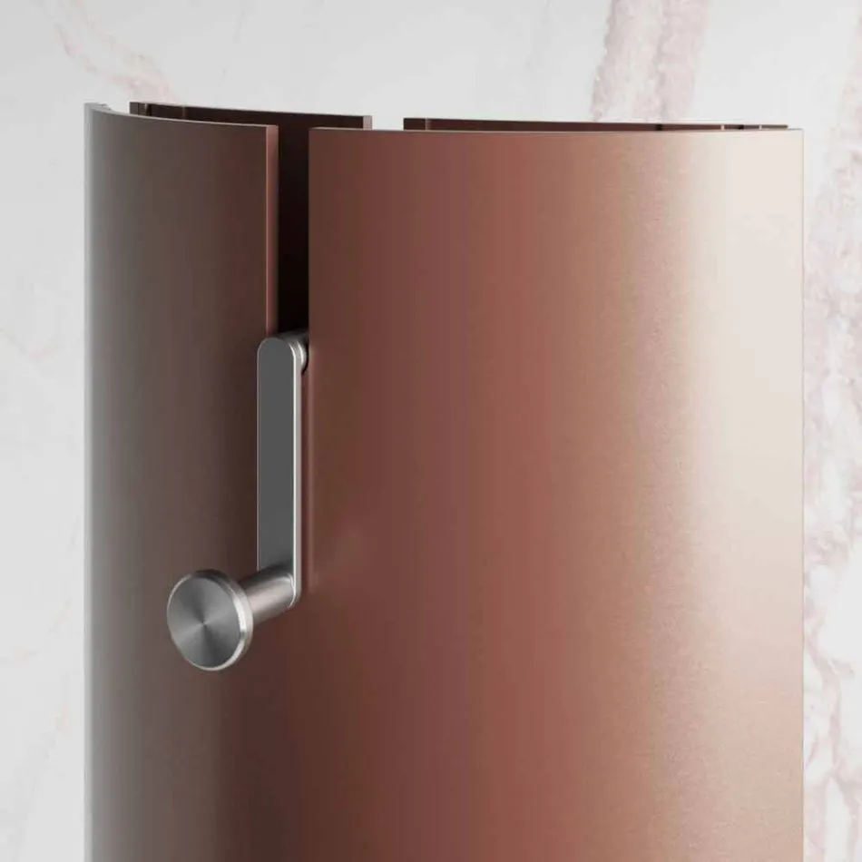 Elektrischer Bodenheizkörper mit einfacher oder doppelter LED-Ausführung bei 500 W - Stilus Viadurini