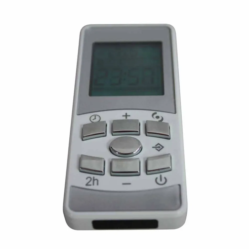 Termoarredo elektrisches Design Brian gehärtetes Glas, hergestellt in Italien Viadurini