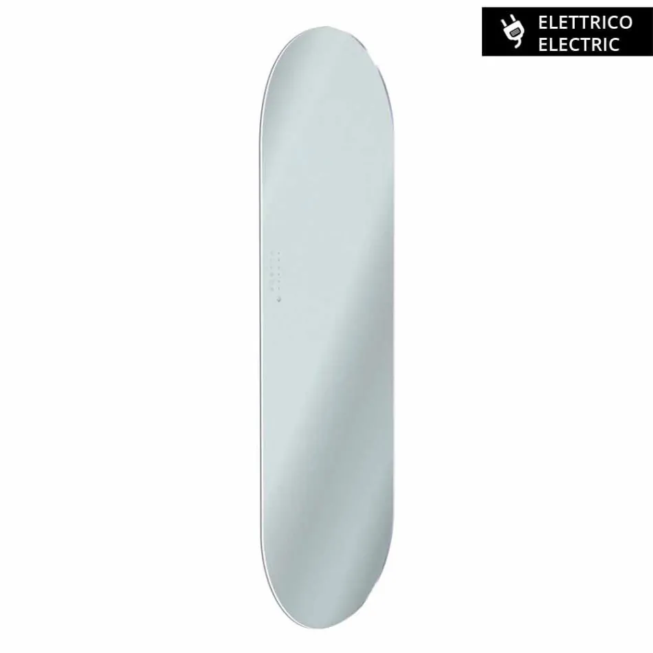 Termoarredo elektrisches Design Brian gehärtetes Glas, hergestellt in Italien Viadurini