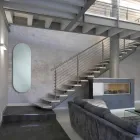 Termoarredo elektrisches Design Brian gehärtetes Glas, hergestellt in Italien Viadurini