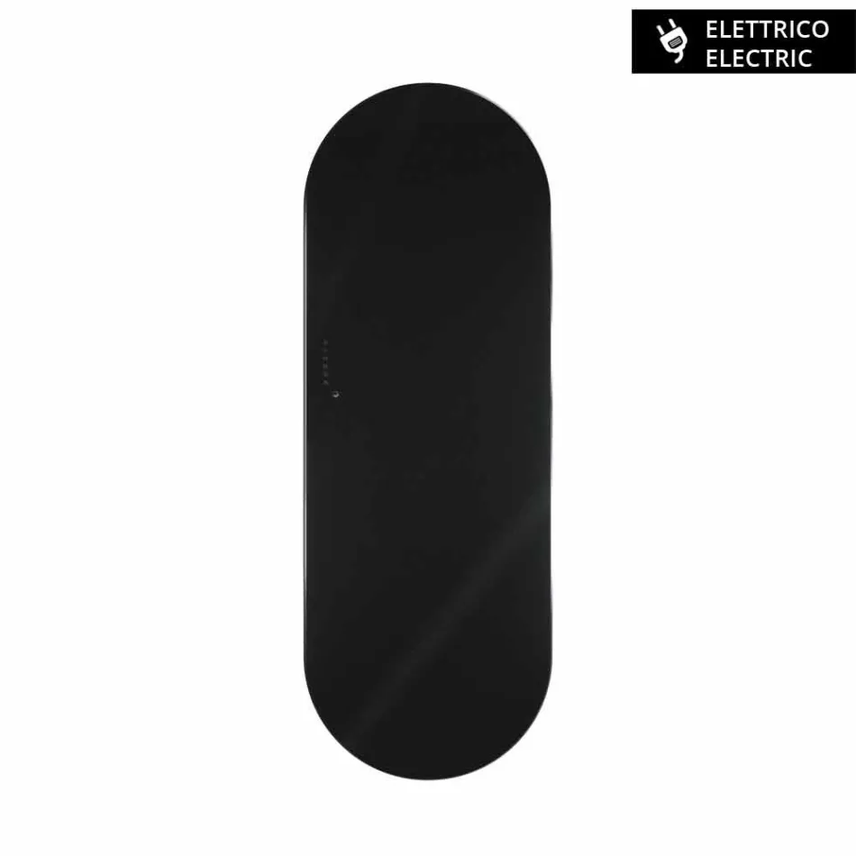 Termoarredo elektrisches Design Brian gehärtetes Glas, hergestellt in Italien Viadurini