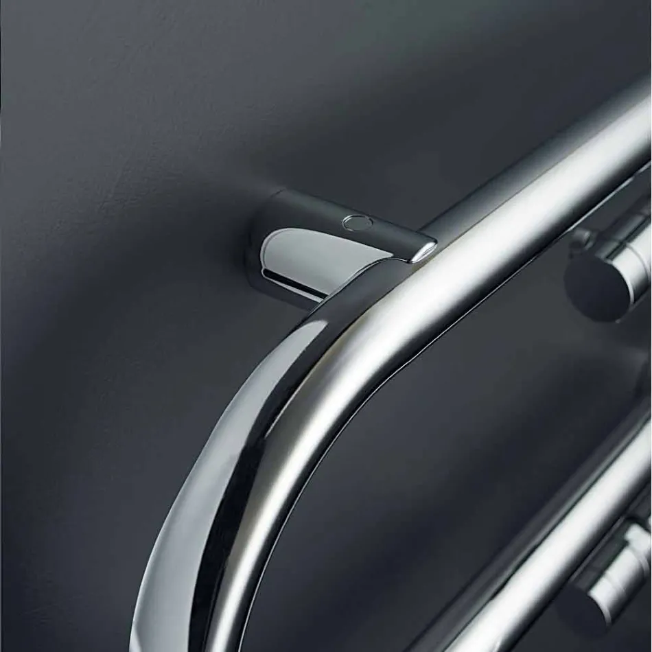 Termoarredo Hydraulik Staples Design mit Chromoberfläche von Scirocco H Viadurini