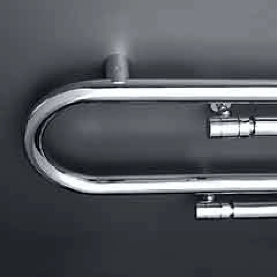 Termoarredo Hydraulik Staples Design mit Chromoberfläche von Scirocco H Viadurini