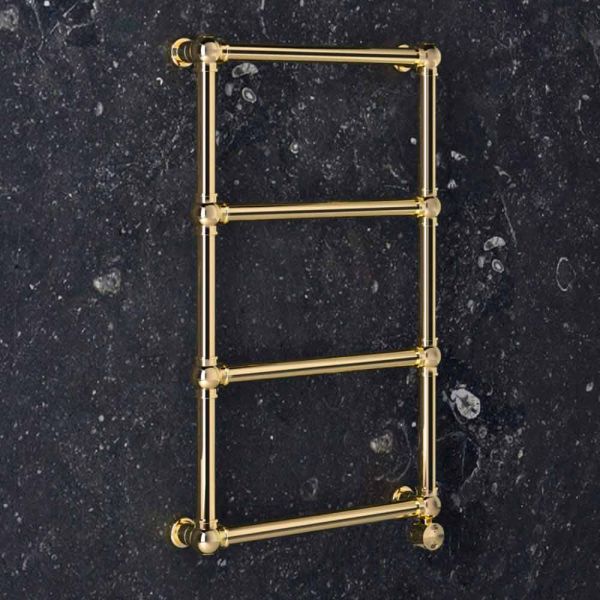 Klassischer elektrischer kühler aus chrom oder goldmessing bei 200 w - caesar