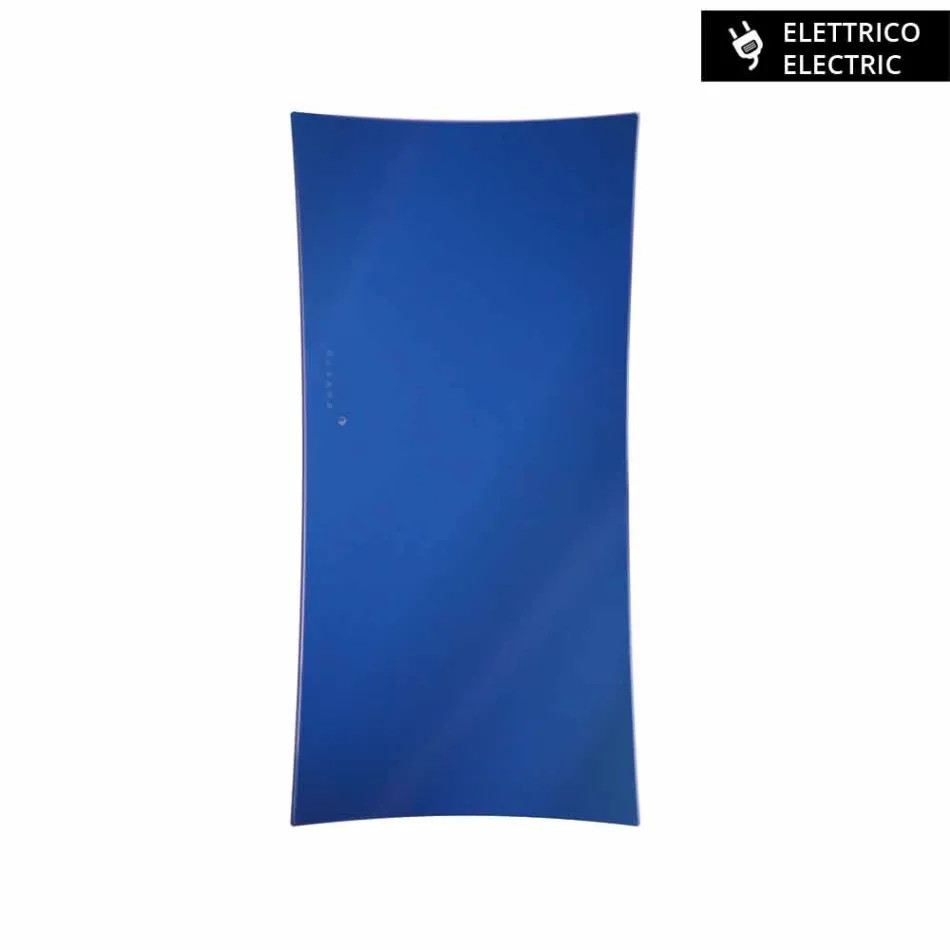 Wand montierte elektrischen Heizkörper in Barry gehärtetem Glas Viadurini