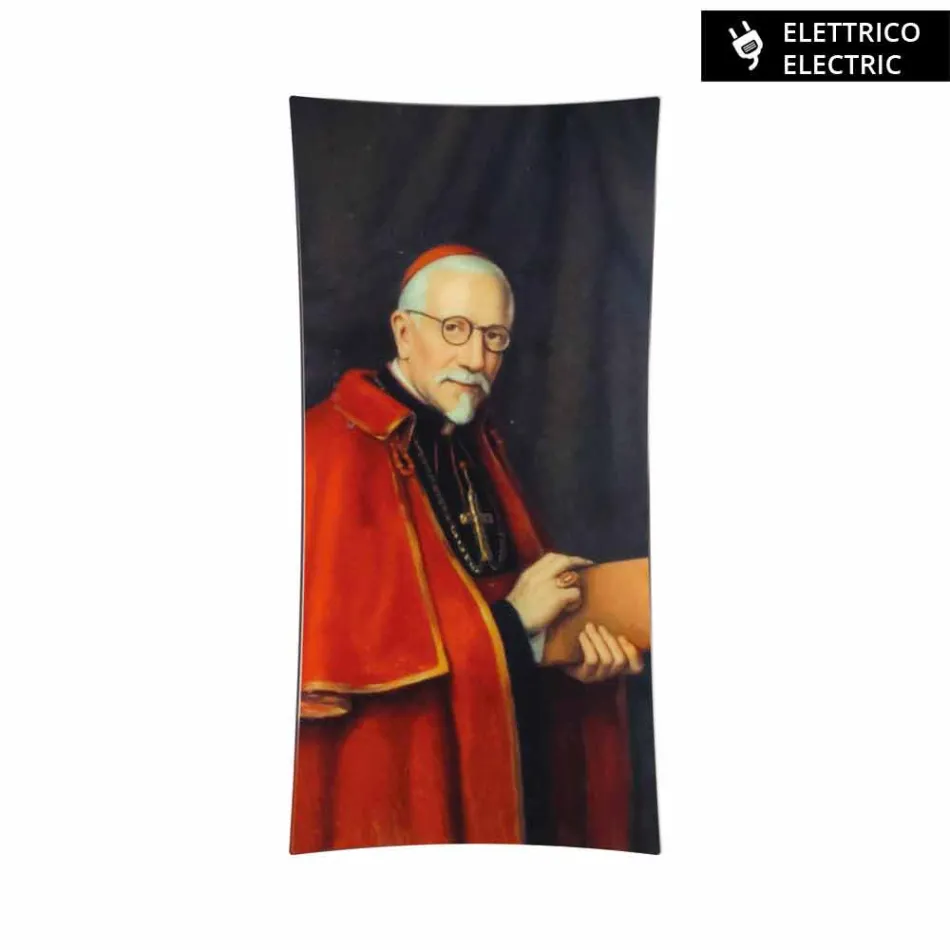 Elektro-Design-Heizkörper mit Foto Barry aus gehärtetem Glas Viadurini