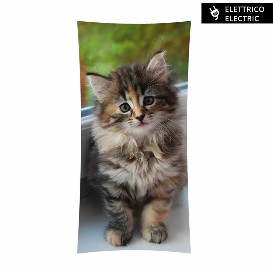 Elektro-Design-Heizkörper mit Foto Barry aus gehärtetem Glas Viadurini