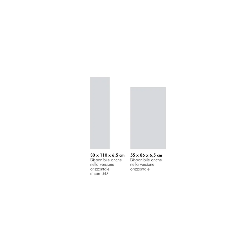 Elektrischer Heizkörper Corten-Finish in italienischem Marmorpulver - Terraa Viadurini