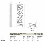 Elektroheizkörper aus Stahl, urbanen Stil Mikado Scirocco H Viadurini