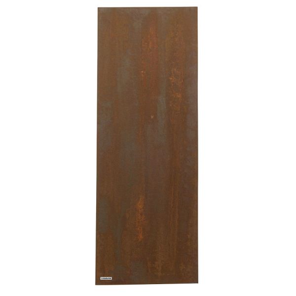 Elektrischer heizkörper aus italienischem marmorpulver corten-effekt - linien