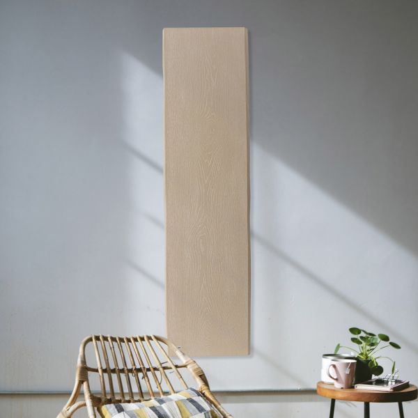 Elektrischer heizkörper in italienischem marmorpulver-holzeffekt - wood50