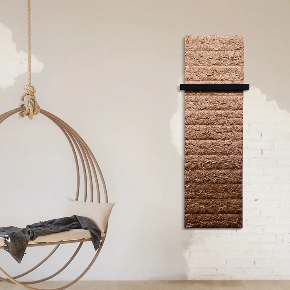 Elektrischer Heizkörper aus italienischem Marmorpulver bis 1400 Watt - Terraa Viadurini