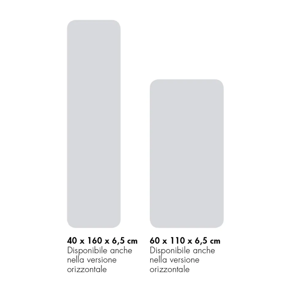 Elektrischer Heizkörper aus italienischem Marmorpulver bis 1000 Watt – Stilee Viadurini