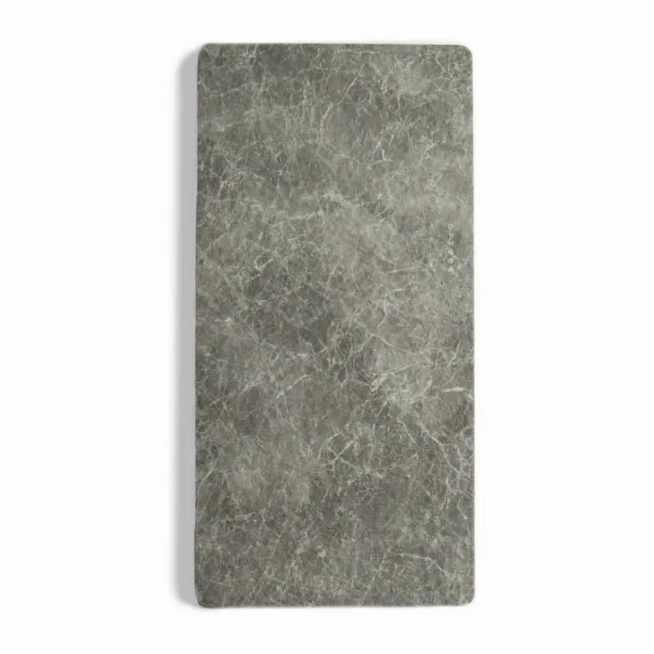 Elektrischer Heizkörper aus gehärtetem Glas mit Jonny-Steinoptik Viadurini