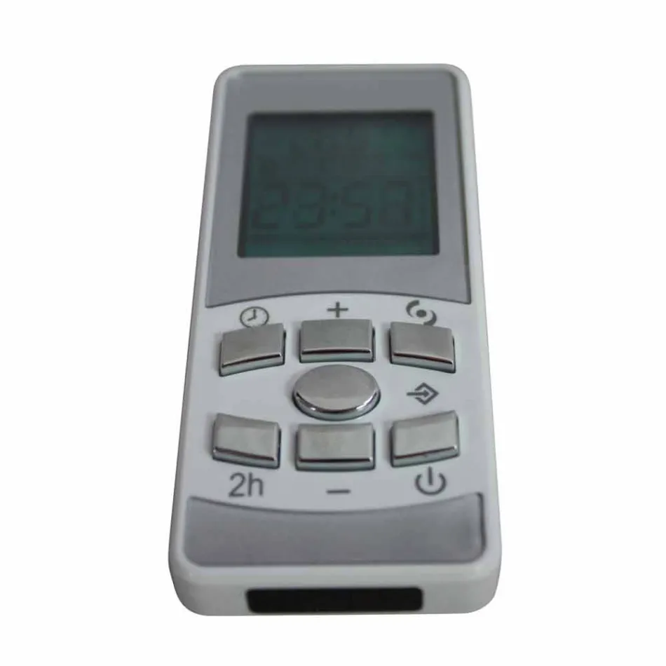 Elektrischer Heizkörper aus gehärtetem Glas mit Jonny-Steinoptik Viadurini