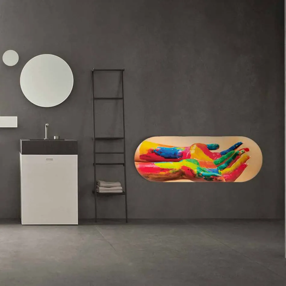 moderner elektrischer Heizkörper individualisiert mit Fotos Brian Viadurini