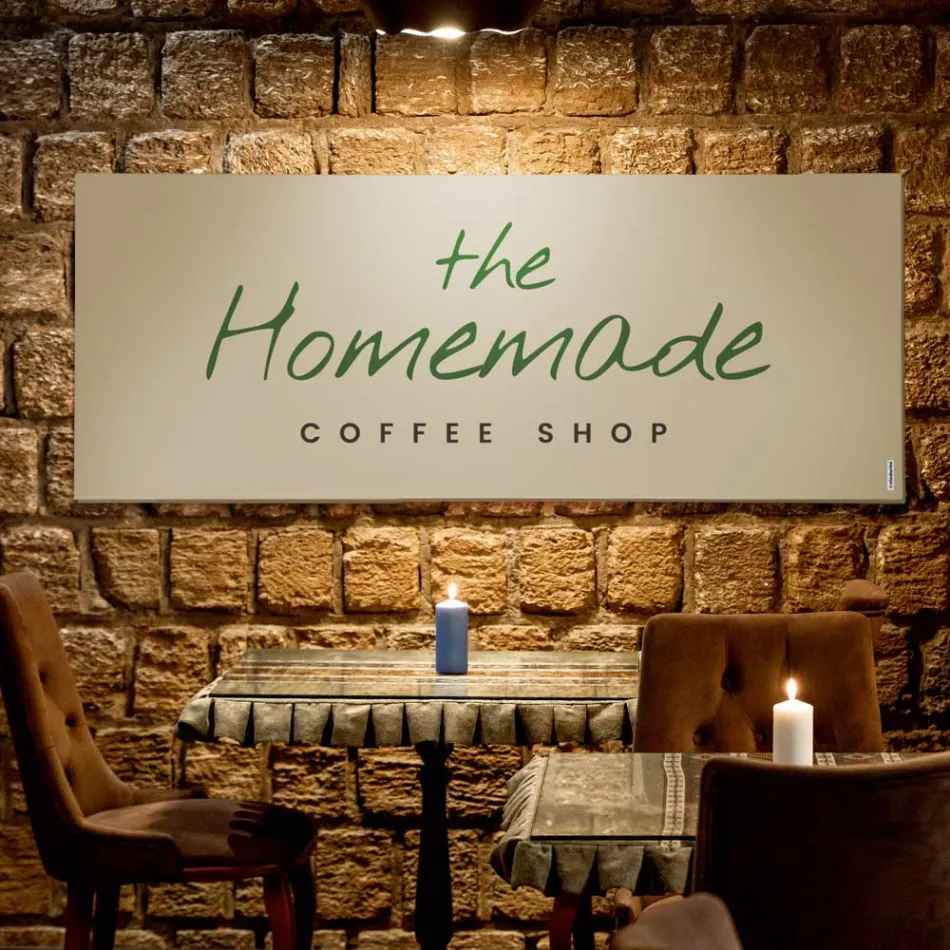 Anpassbarer elektrischer Heizkörper aus Marmorpulver, hergestellt in Italien – Lineep Viadurini