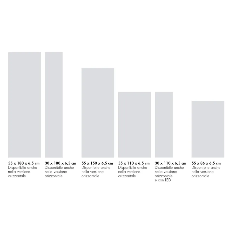 Anpassbarer elektrischer Heizkörper aus Marmorpulver, hergestellt in Italien – Lineep Viadurini