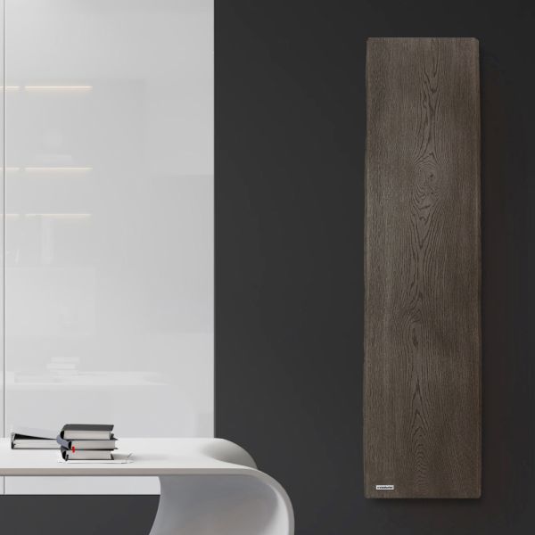 Hybrid-heizkörper aus italienischem marmorpulver mit holzeffekt - wood50