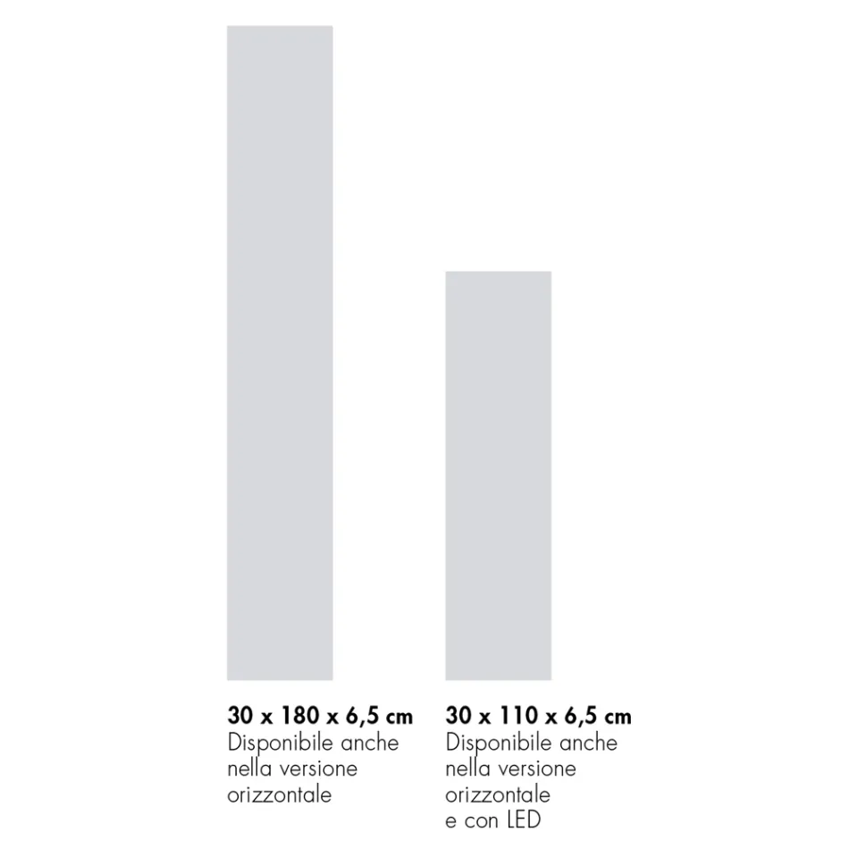 Hybridheizkörper aus italienischem Marmorpulver bis 500 Watt - Naturae Viadurini