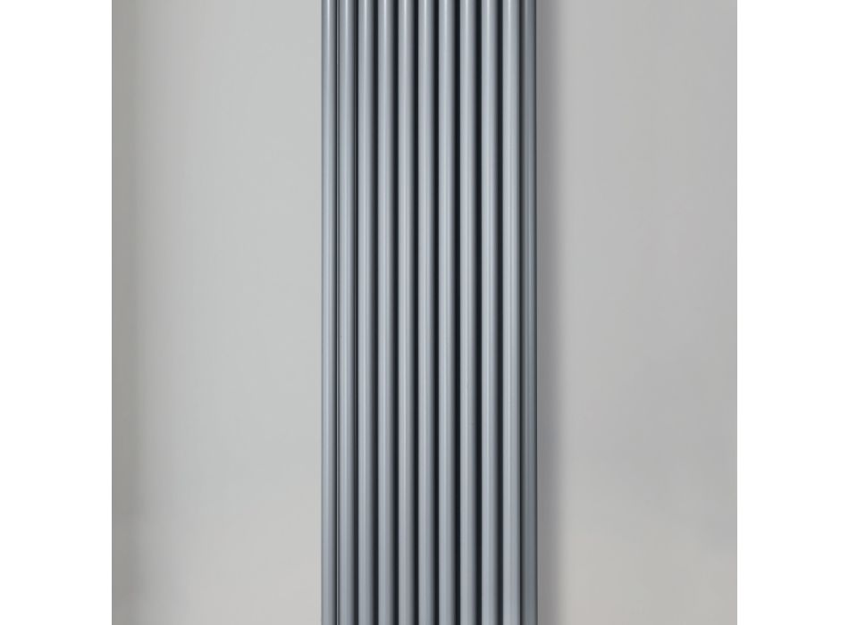 Hydraulischer Heizkörper mit horizontalen Kollektoren und vertikalen Rohren – Colomba Viadurini
