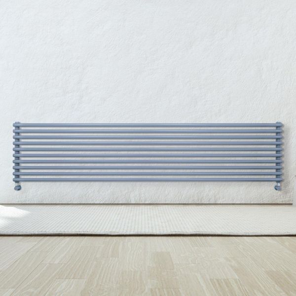 Sanitärheizkörper mit einer reihe horizontaler elemente, hergestellt in italien – cappello