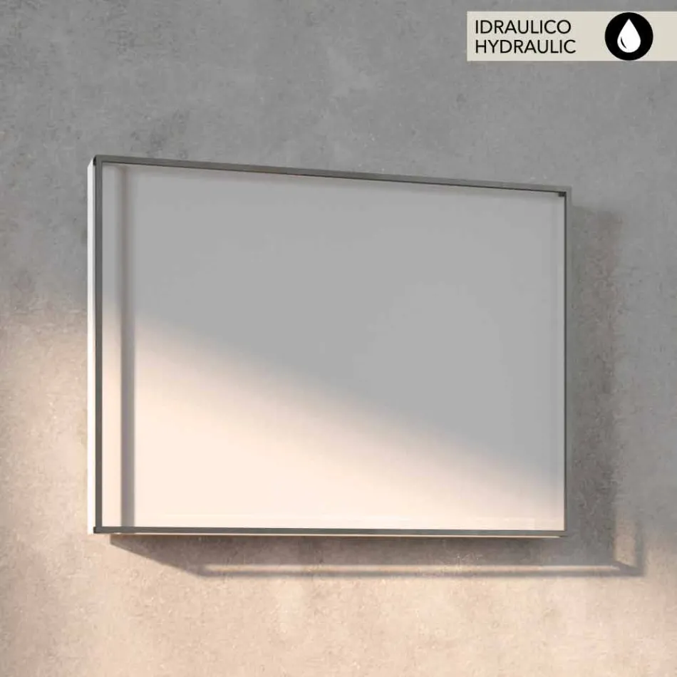 Hydraulische Design-Heizkörper, Stahlabdeckung, Scirocco H Licht Viadurini